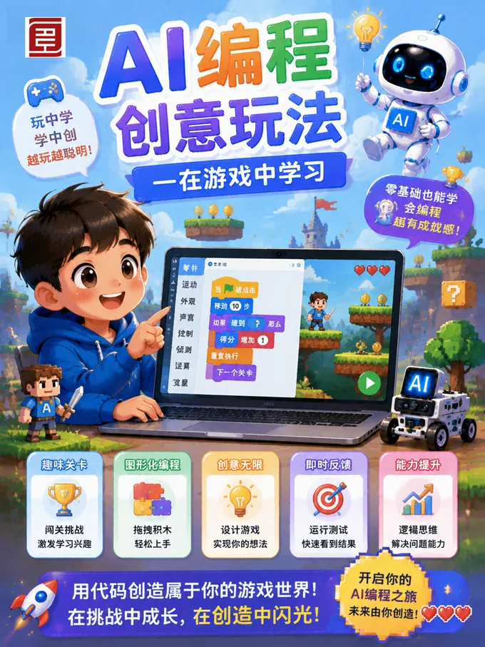 AI编程创意玩法课程海报