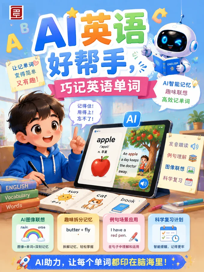 AI英语好帮手课程海报