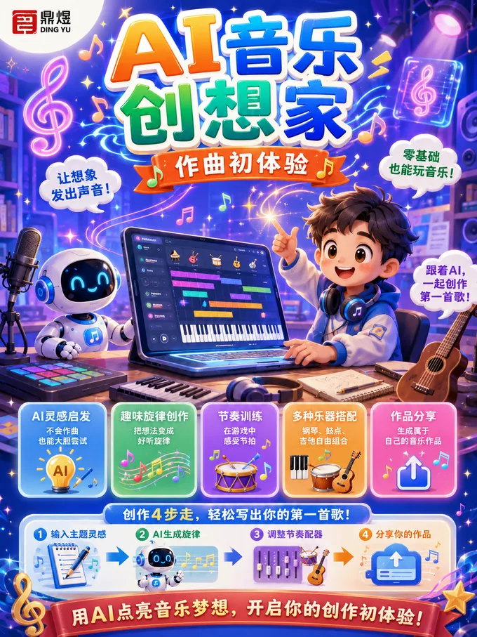 AI音乐创想家课程海报